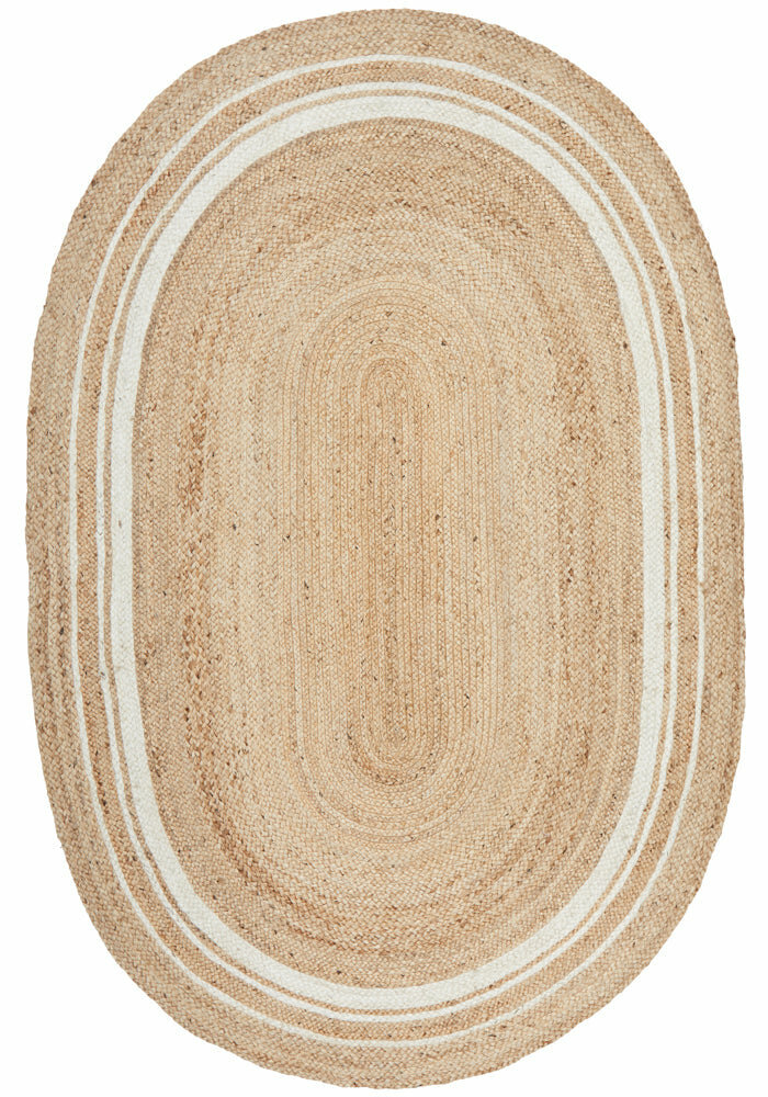 Rug Culture Nosa Medium Natural & White Rug 220X150CM OVAL - NSA-111-OVL-220X150 hero image