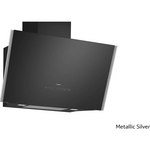 NEFF 90cm Inclined Canopy Rangehood Flex Design Metallic Silver D98IPT2Y5-MS hero image