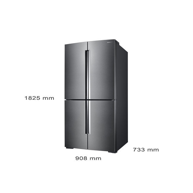 Samsung srf714ncdbls 714l french outlet door fridge freezer
