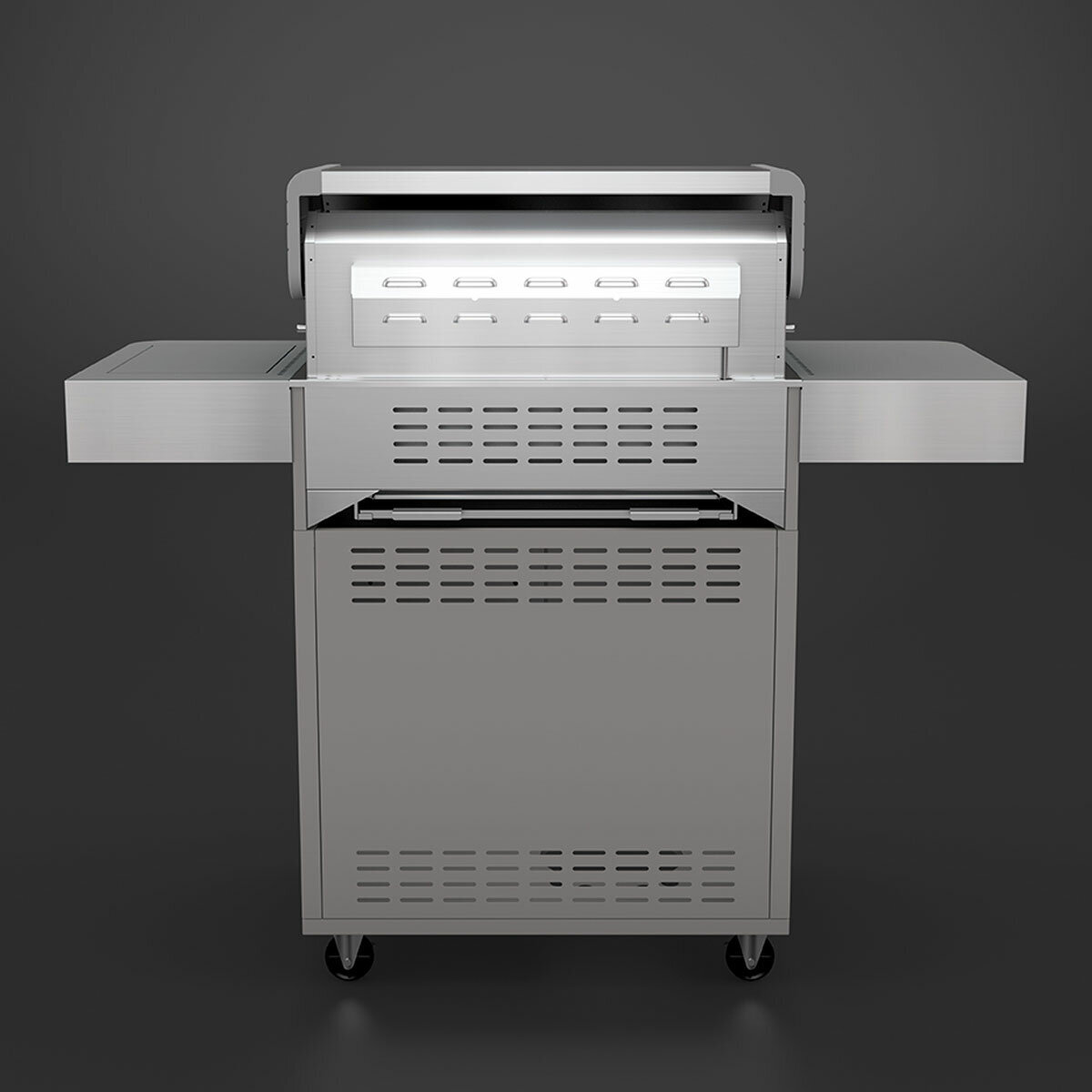 Everdure Hayman Series 4 Burner BBQ Silver E4TS hero image