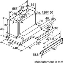 Bosch DHI755FAU Retractable Rangehood hero image