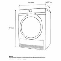 Electrolux 8kg Heat Pump Dryer EDH803BEWA hero image