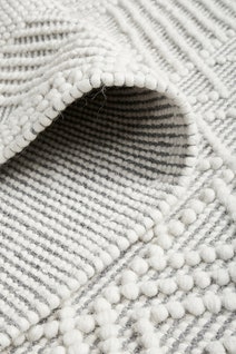 Rug Culture Maison Medium Off White & Grey Rug 225X155CM - MSN-KATE-225X155 hero image