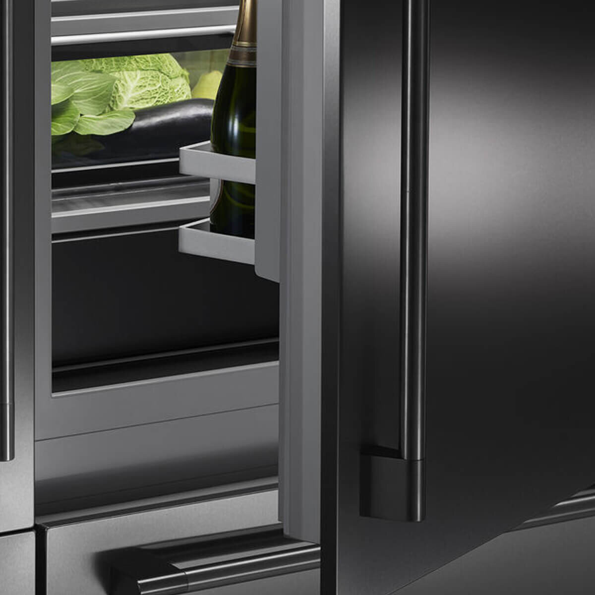 Fisher & Paykel Series 11 555L Integrated Refrigerator Freezer with Ice and Water Left Hinge RS9121WLUVE1 hero image