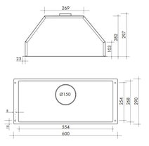 Artusi 60cm Under Cupboard Stainless Steel Rangehood AUM60 hero image