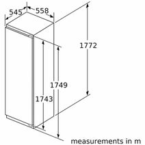 Siemens 319L iQ500 Integrated Upright Fridge KI81RAD30A hero image