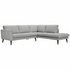 Kalona Vejle Cement 2.5 Seater Right Facing Chaise Sofa 31279-RAF-FRD13 image NaN
