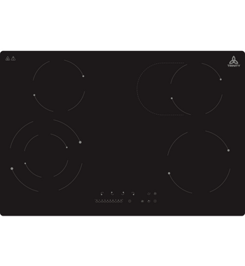 Trinity 77cm Ceramic Touch Control 6 Zone Ceramic Cooktop TRC775 ...