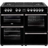 Belling Cookcentre 110cm Dual Fuel Freestanding Oven/Stove Black BCC1100GTGB image NaN
