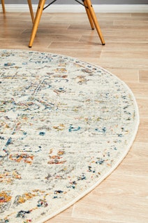Rug Culture Century Medium Multi-coloured Rug 200X200CM - CEN-911-SILV-200X200 hero image