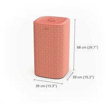Joseph Joseph Tota Pop 60-litre Laundry Separation Basket - Coral 50026 hero image