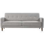 Zinus Adair Modern 3 Seater Sofa with Armrest Pockets Light Grey AU-AD-LG-3P hero image