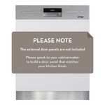 Omega 60cm Semi-Integrated Dishwasher Stainless Steel ODWIS6015X hero image