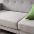 Zinus Adair Modern 3 Seater Sofa with Armrest Pockets Light Grey AU-AD-LG-3P image NaN