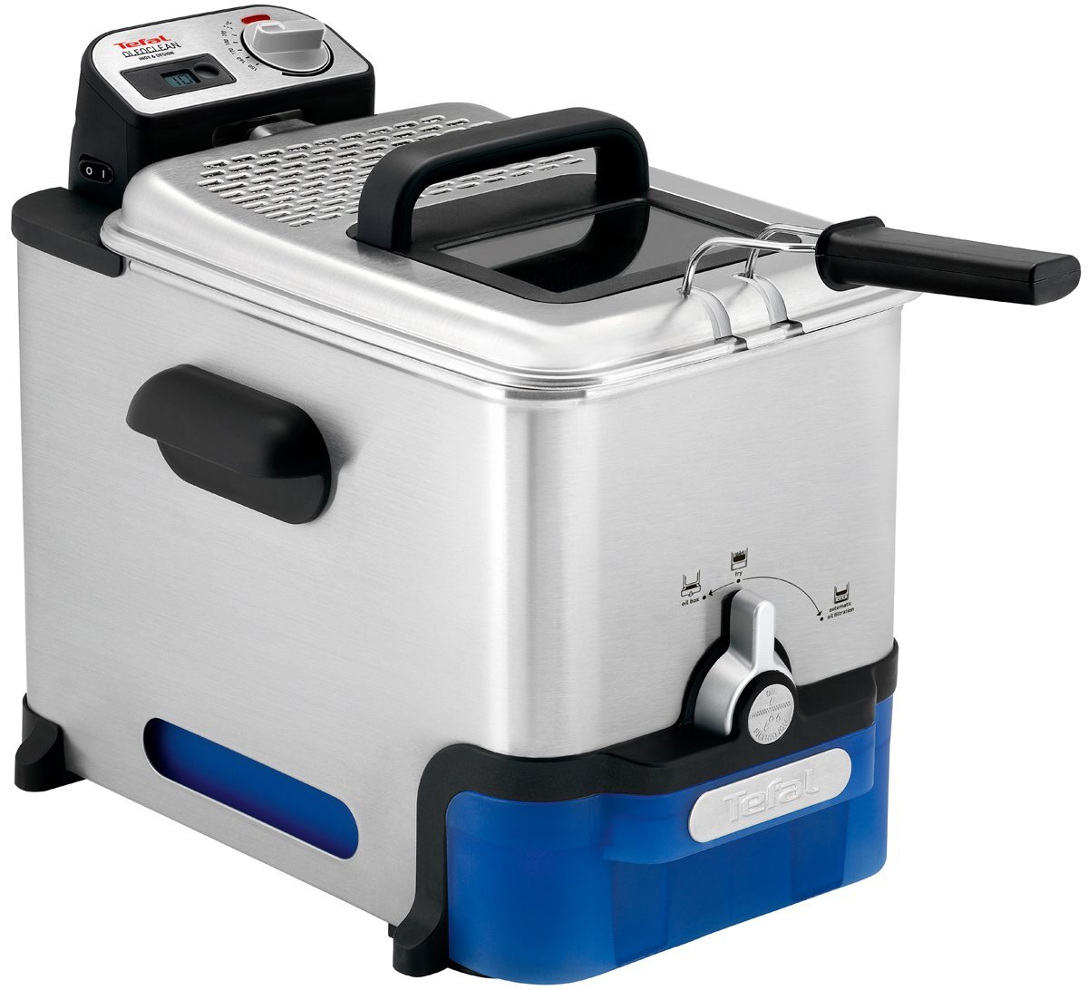 Tefal FR8040 Oleoclean Pro Inox & Design Deep Fryer hero image