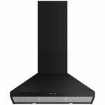 Fisher & Paykel Series 7 90cm Pyramid Chimney Wall Canopy Rangehood Black HC90PCB1 hero image