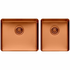 Titan large and Medium Bowl Sink Copper TSCP4052 image NaN