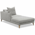 Kalona KYOTO Left Facing Extended Chaise Sofa Cloud WS-205-LCS-VILA-11 image NaN