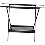 L.T. Williams Large Extendable Hanger Airer With Shelf Black 4669 hero image