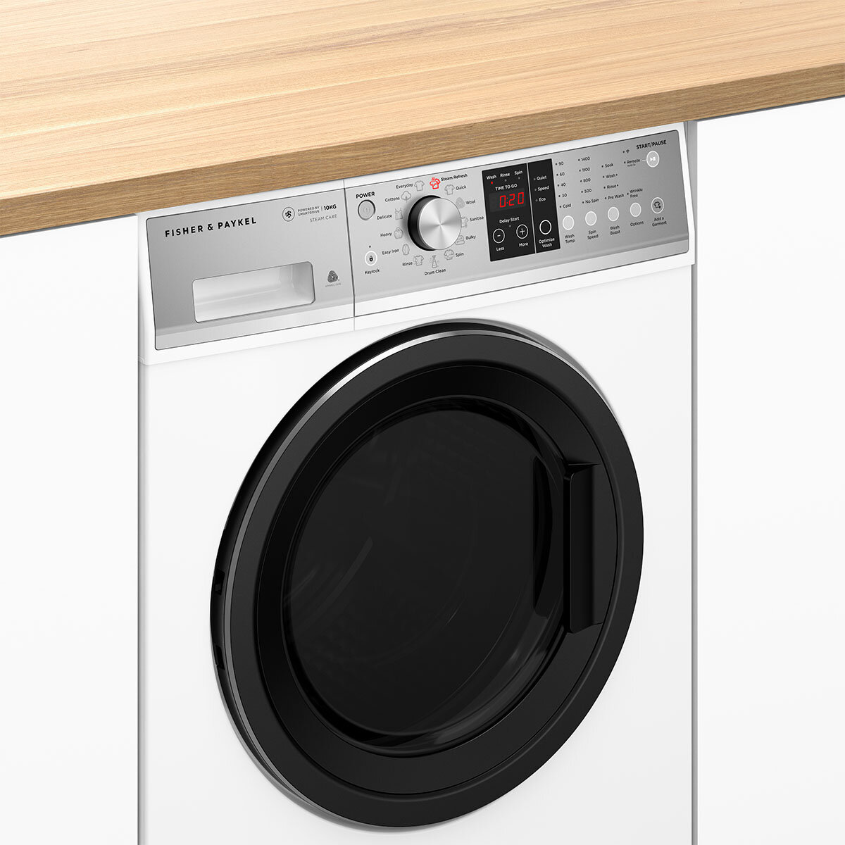 Fisher & Paykel Series 7 10kg Front Load Washing Machine with Steam Care WH1060P4 hero image