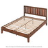 Zinus Queen Deluxe Solid Wood Bed Frame Dark Brown AU-PWPBBHE-12Q image NaN