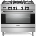 Delonghi 90cm Freestanding Dual Fuel Oven/Stove DEF908S hero image