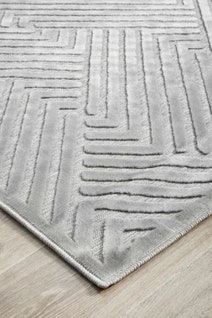 Rug Culture York Extra Large Silver Rug 330X240CM - YRK-CIND-SIL-330X240 hero image