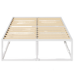 Zinus Queen 45cm Joseph Bed Frame Metal Bed Platform Base White AU-MBBFW-18Q hero image