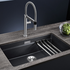 Blanco ETAGON 700-U Single Bowl Undermount Sink - Black 528005 image NaN