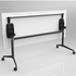 OLG Uni Flip Table 1800x750 White Worktop with Black Frame OG_UNIFLIP1875B_W image NaN