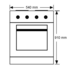 Chef CFE547SB 54cm Freestanding Fan Forced Electric Oven/Stove image NaN