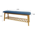 L.T. Williams Bamboo Shoe Bench Large Blue 9900-LT image NaN