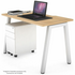 Jason.L 1000 x 600 Quadro A Leg Home Office Desk - Maple QDA1006.W.ME image NaN
