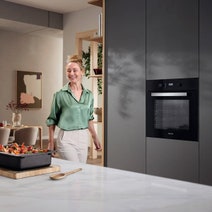 Miele 60cm Pyrolytic Black Built-In Oven H2457BPOBSW hero image