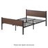 Zinus Queen Tucker Bed Frame Metal & Bamboo Base Brown AU-FBOBH2-14Q image NaN