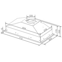 Westinghouse 71cm Under Cupboard Stainless Steel Rangehood WRI700SB hero image