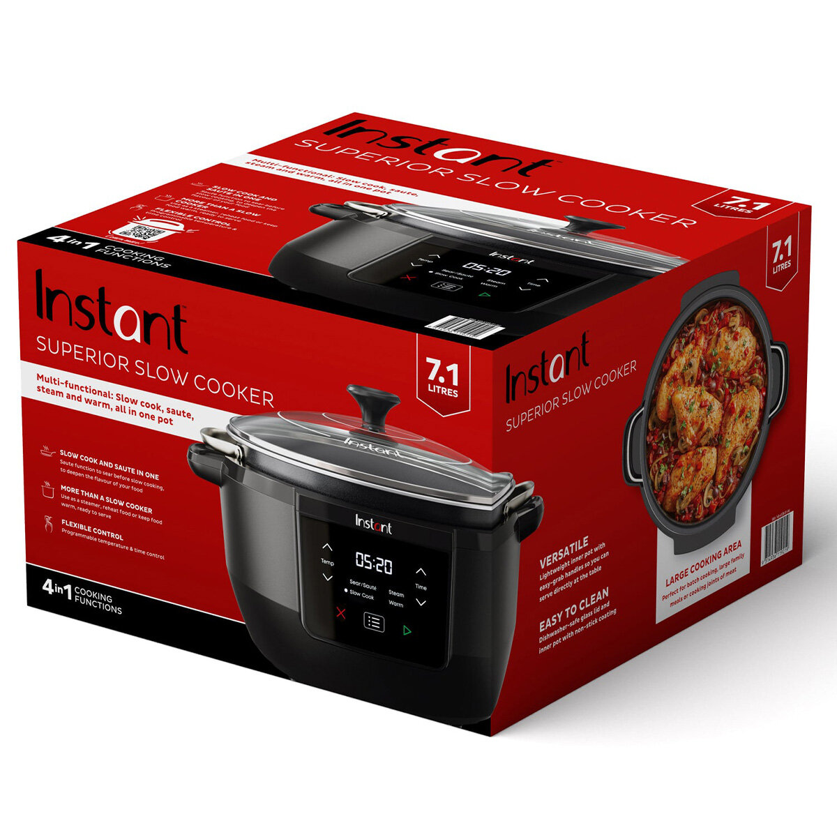 Instant Pot Superior Slow Cooker- Black 140612801AU
