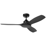 Mercator Raptor S 122cm DC Ceiling Fan with remote Black FC970123BK hero image