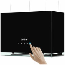 Linarie 50cm Island Rangehood Black RAHID50BG hero image