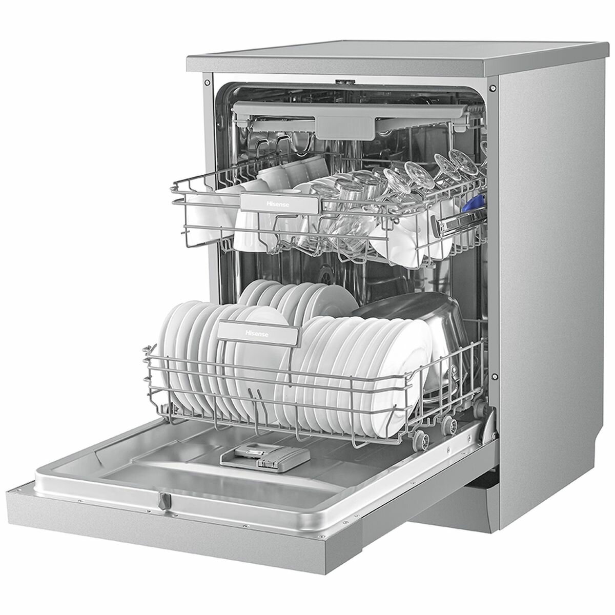 Hisense 60cm Freestanding Stainless Steel Dishwasher HSCM15FS hero image