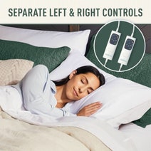 Sunbeam Sleep Perfect Wool Fleece Anti Bacterial King Electric Blanket BLW6671 hero image