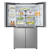 LG 637L French Door Fridge with Ice and Water Stainless Steel GF-L700PL hero image