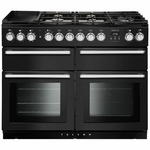 Falcon 110cm Nexus SE Freestanding Dual Fuel Oven/Stove Charcoal Black and Chrome NEXSE110DFCBCH hero image