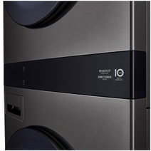 LG AI WashTower 19kg/10kg All-In-One Stacked Washer Dryer Black Steel WWT-1910B hero image