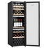 LeCavist 140 Bottle Triple Zone Wine Cabinet Black LEK1403ZPV  image NaN