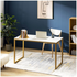 Zinus Home Office Computer Desk Gold 119cm AU-UTDDT1ZC-47G image NaN