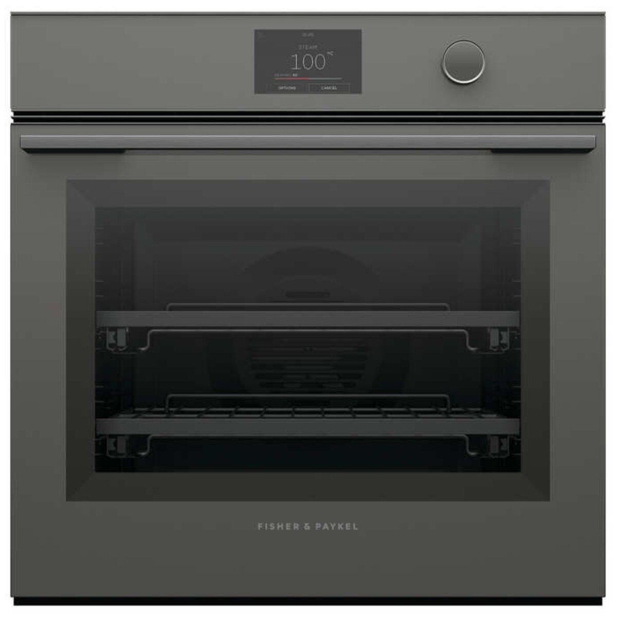 Fisher & Paykel Series 11 60cm Minimal Compact Combi-Steam Oven Grey Glass OS60SMTDG1 hero image