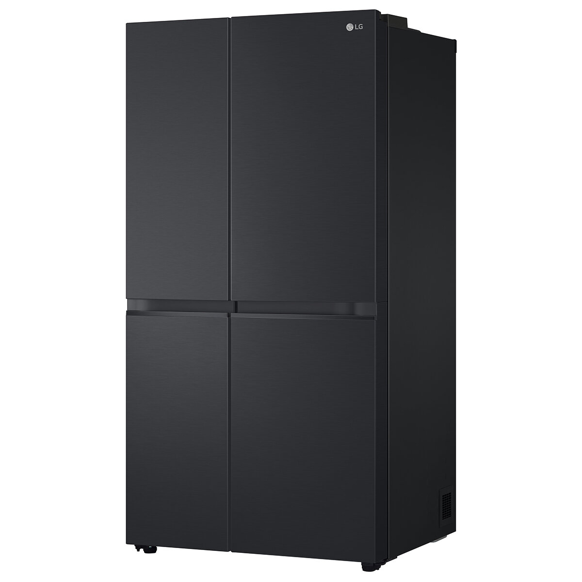 LG 655L Side by Side Fridge Matte Black GS-B600MBL hero image