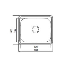 Abey PR45AT2 The Lodden 45L Single Inset Laundry Tub with Lucia Tap and Bypass hero image
