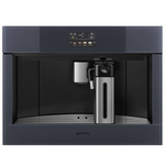 Smeg Linea Compact Built-In Coffee Machine Neptune Grey CMS4104G hero image